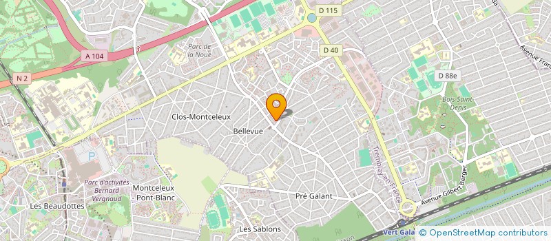 localisation de l'entreprise ASCENCIO IMMOBILIER à VILLEPINTE