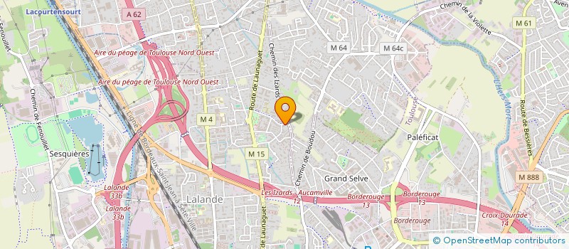 localisation de l'entreprise ASCEND  TOULOUSE