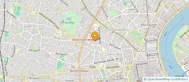 localisation de l'entreprise ASCEND TECH à BORDEAUX