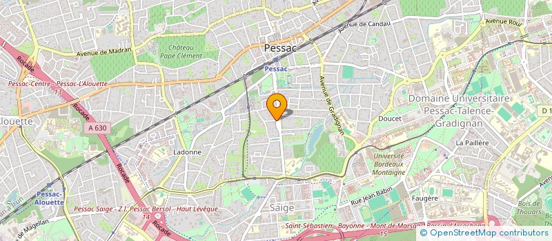 localisation de l'entreprise ASCENDANCE à PESSAC