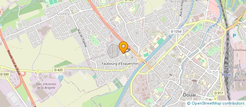 localisation de l'entreprise ASCENDANCE à DOUAI