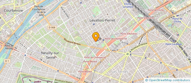 localisation de l'entreprise ASCENDANCE GRAPHIQUE à LEVALLOIS-PERRET