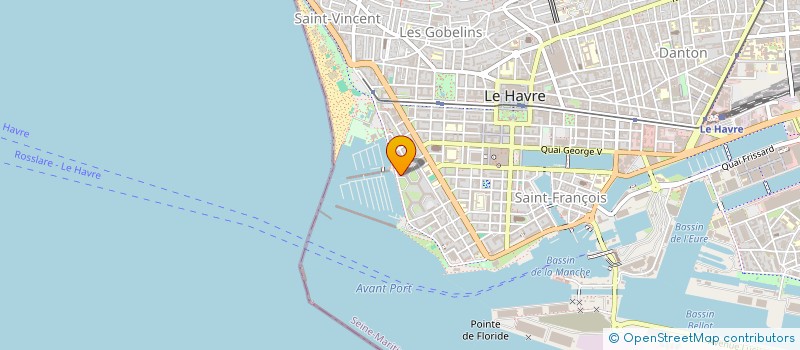 localisation de l'entreprise ASCENDANCE SERVICES  LE HAVRE