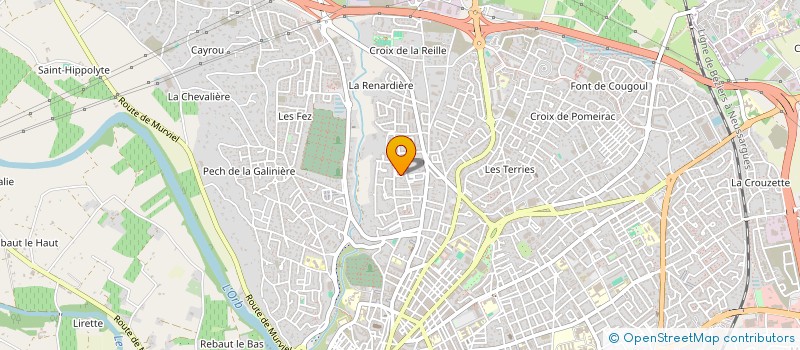localisation de l'entreprise ASCENDIA  BEZIERS