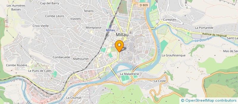 localisation de l'entreprise ASCENSATIONNEL à MILLAU