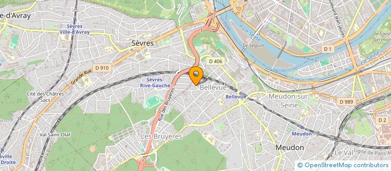 localisation de l'entreprise ASCENSEUR 756 à MEUDON