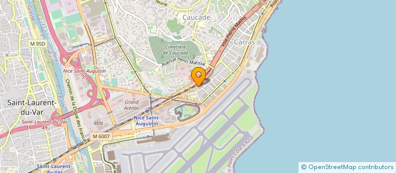 localisation de l'entreprise ASCENSEUR RIVIERA PLUS à NICE