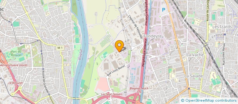 localisation de l'entreprise ASCENSEURS DU SUD OUEST  TOULOUSE