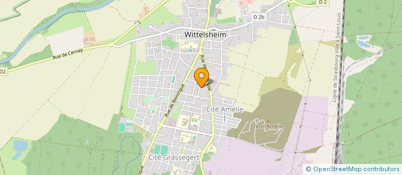 localisation de l'entreprise ASCENSEURS - INNOV à WITTELSHEIM