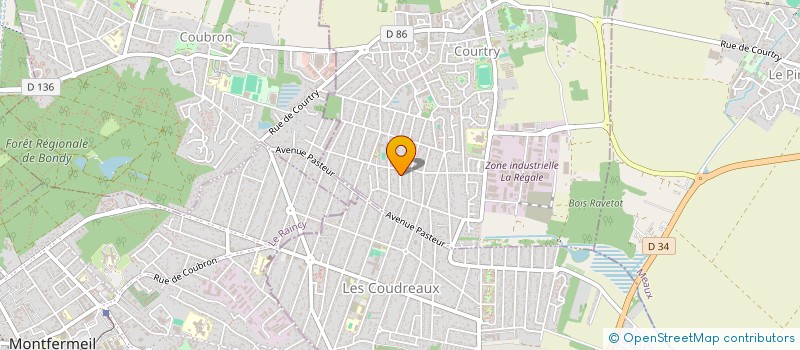 localisation de l'entreprise ASCENSEURS M&P à COURTRY