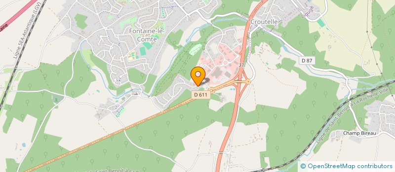 localisation de l'entreprise ASCENSEURS MULTI SERVICES SAS à FONTAINE-LE-COMTE
