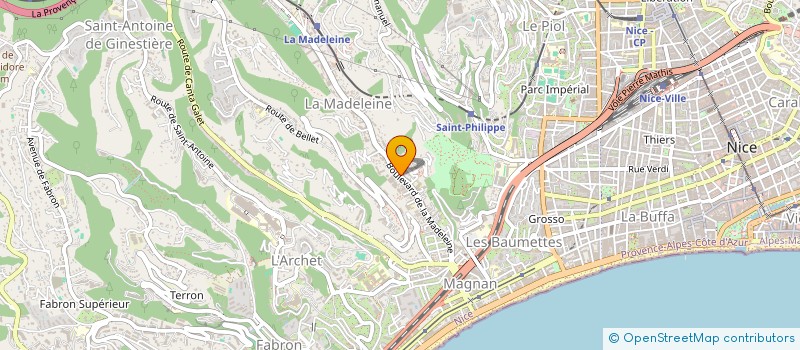 localisation de l'entreprise ASCENSEURS NICOIS à NICE
