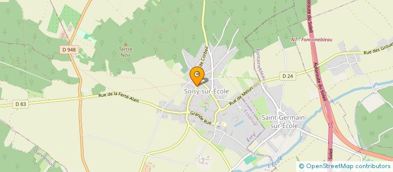 localisation de l'entreprise ASCENSEURS RABOIN à SOISY-SUR-ECOLE
