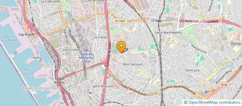 localisation de l'entreprise ASCENSEURS RENOVATION SERVICES à MARSEILLE