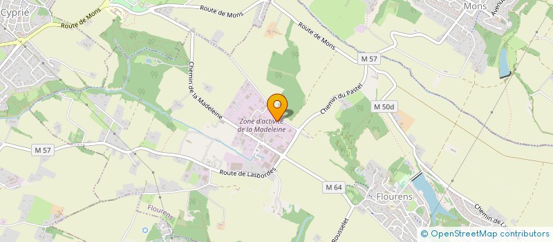 localisation de l'entreprise ASCENSEURS SERRURERIE AUTOMATISMES à FLOURENS