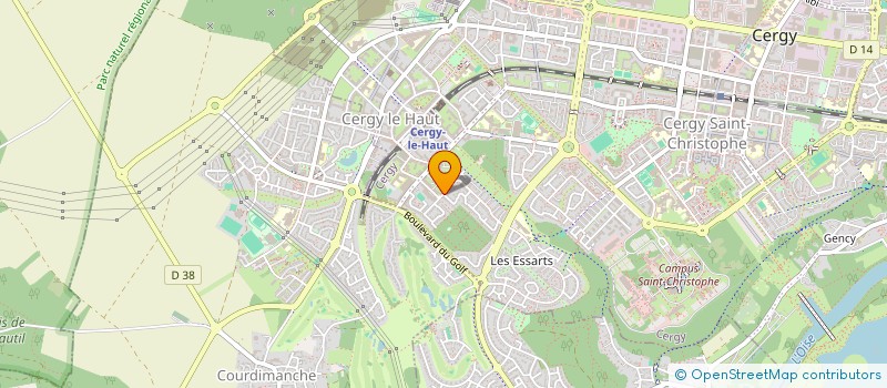 localisation de l'entreprise ASCENSEURS SERVICE DEPANNAGE à CERGY