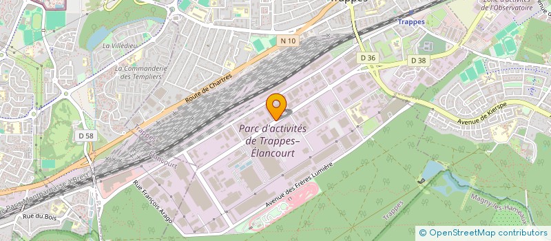 localisation de l'entreprise ASCENSEURS SOULIER  TRAPPES