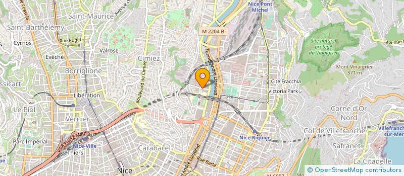 localisation de l'entreprise ASCENSEURS TRAVAUX SERVICES à NICE