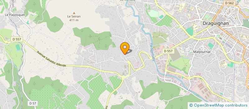 localisation de l'entreprise ASCENSIO  DRAGUIGNAN