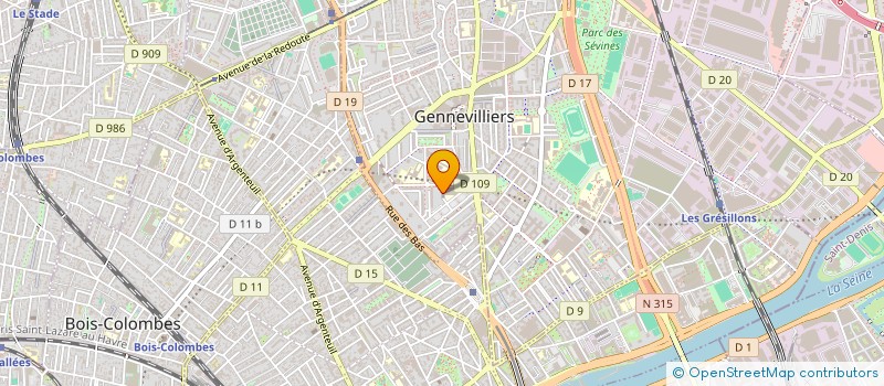 localisation de l'entreprise ASCENSIO ACADEMY  GENNEVILLIERS