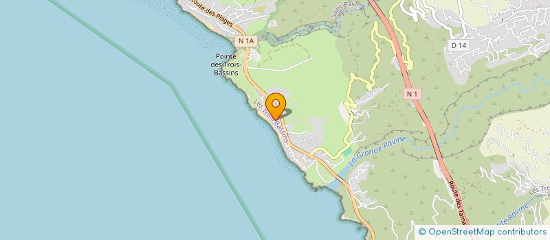 localisation de l'entreprise ASCENSION 3070  LES TROIS-BASSINS