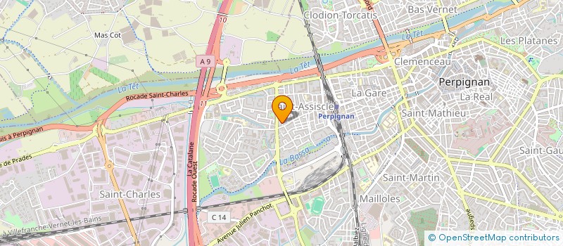 localisation de l'entreprise ASCENSION  PERPIGNAN