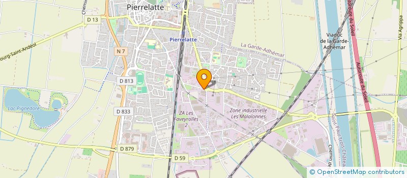 localisation de l'entreprise ASCENSION à PIERRELATTE