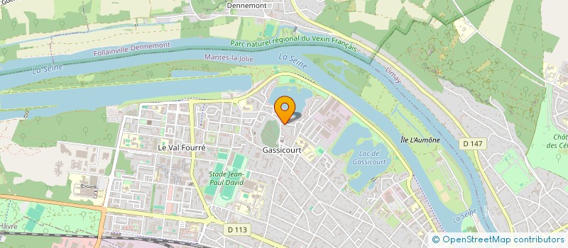 localisation de l'entreprise ASCENSION  MANTES-LA-JOLIE