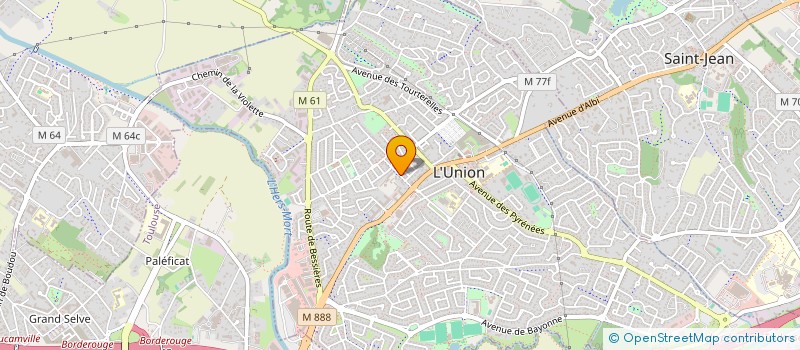 localisation de l'entreprise ASCENSION ESPORTS à L'UNION