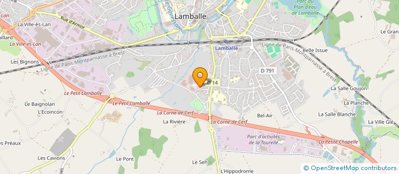 localisation de l'entreprise ASCENSO à LAMBALLE-ARMOR