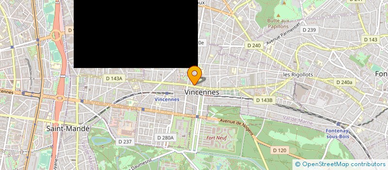 localisation de l'entreprise ASCENSO-CONSEILS à VINCENNES