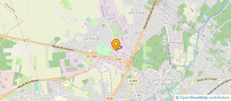 localisation de l'entreprise ASCENSUS RENOVATION à ARPAJON