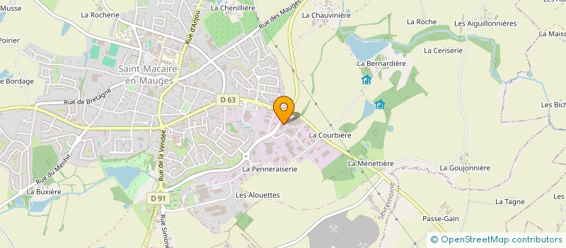 localisation de l'entreprise ASCENT  SEVREMOINE