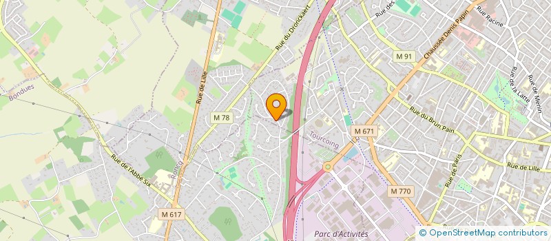 localisation de l'entreprise ASCENT WAI  TOURCOING