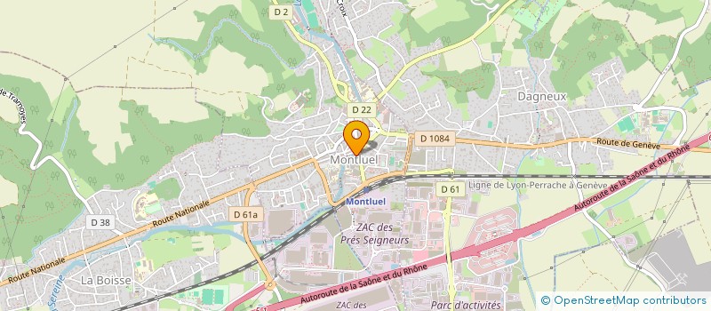 localisation de l'entreprise ASCENTECH & SYSTEMES SAVOIE à MONTLUEL