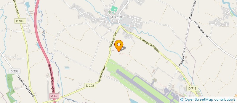 localisation de l'entreprise ASCESE MUSIQUE  UZEIN