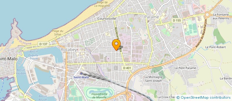 localisation de l'entreprise ASCG LES TATCHIKS  SAINT-MALO