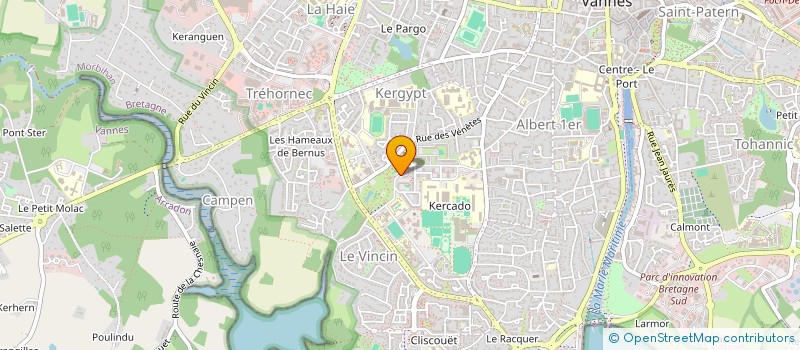 localisation de l'entreprise ASCGFB VANNES à VANNES