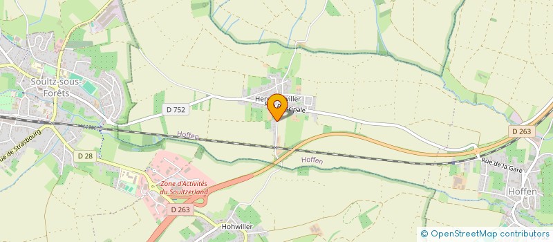 localisation de l'entreprise ASCH  HOFFEN