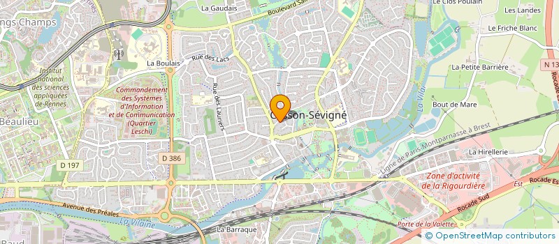 localisation de l'entreprise ASCI-AMIR SHAHAM CONSEIL INFORMATIQUE à CESSON-SEVIGNE