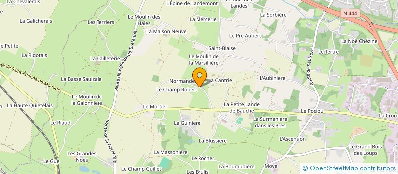localisation de l'entreprise ASCI - AUDON SEBASTIEN CONSEIL EN INFORMATIQUE à COUERON