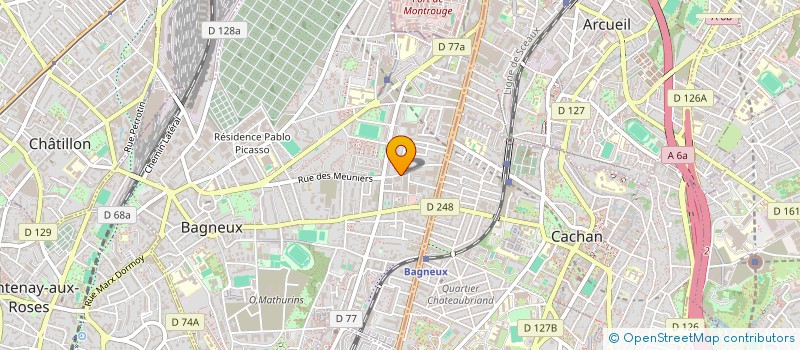 localisation de l'entreprise ASCIM à BAGNEUX