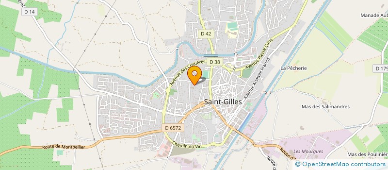 localisation de l'entreprise ASCIONE PRESTATIONS à SAINT-GILLES