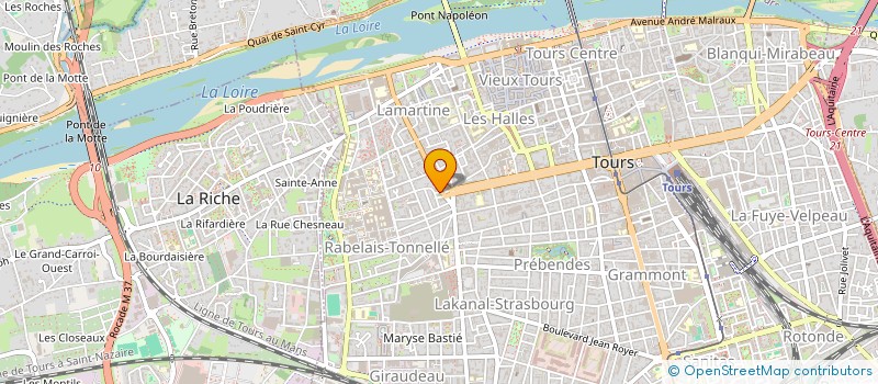localisation de l'entreprise ASCIPLUS à TOURS