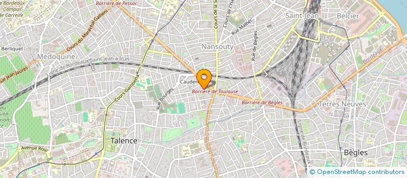 localisation de l'entreprise ASCIRM SARL à BORDEAUX