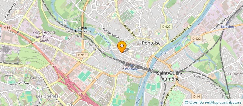 localisation de l'entreprise ASCIUTI ANITA ET ASCIUTI BRUNO  PONTOISE