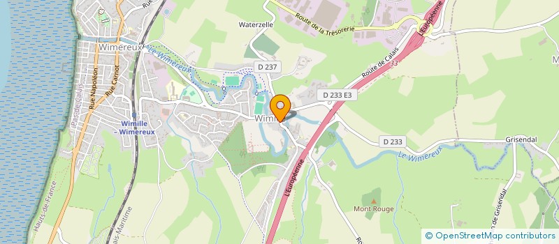 localisation de l'entreprise ASCL  WIMILLE