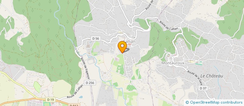 localisation de l'entreprise ASCL  CALLIAN