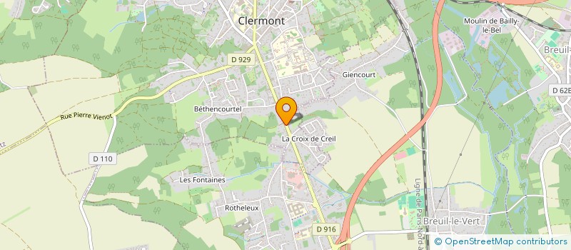 localisation de l'entreprise ASCL ENERGIES  CLERMONT