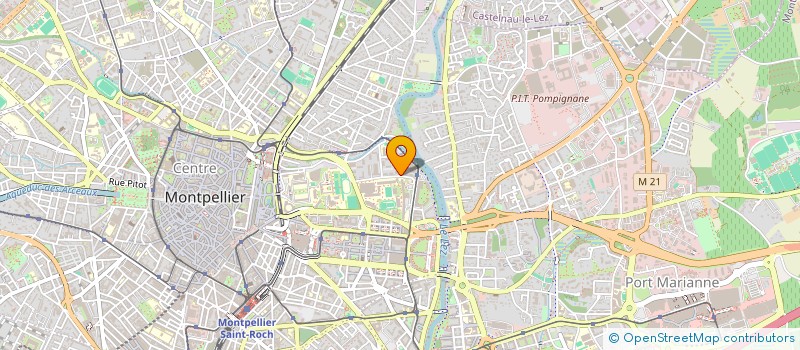 localisation de l'entreprise ASCLEPIOS à MONTPELLIER